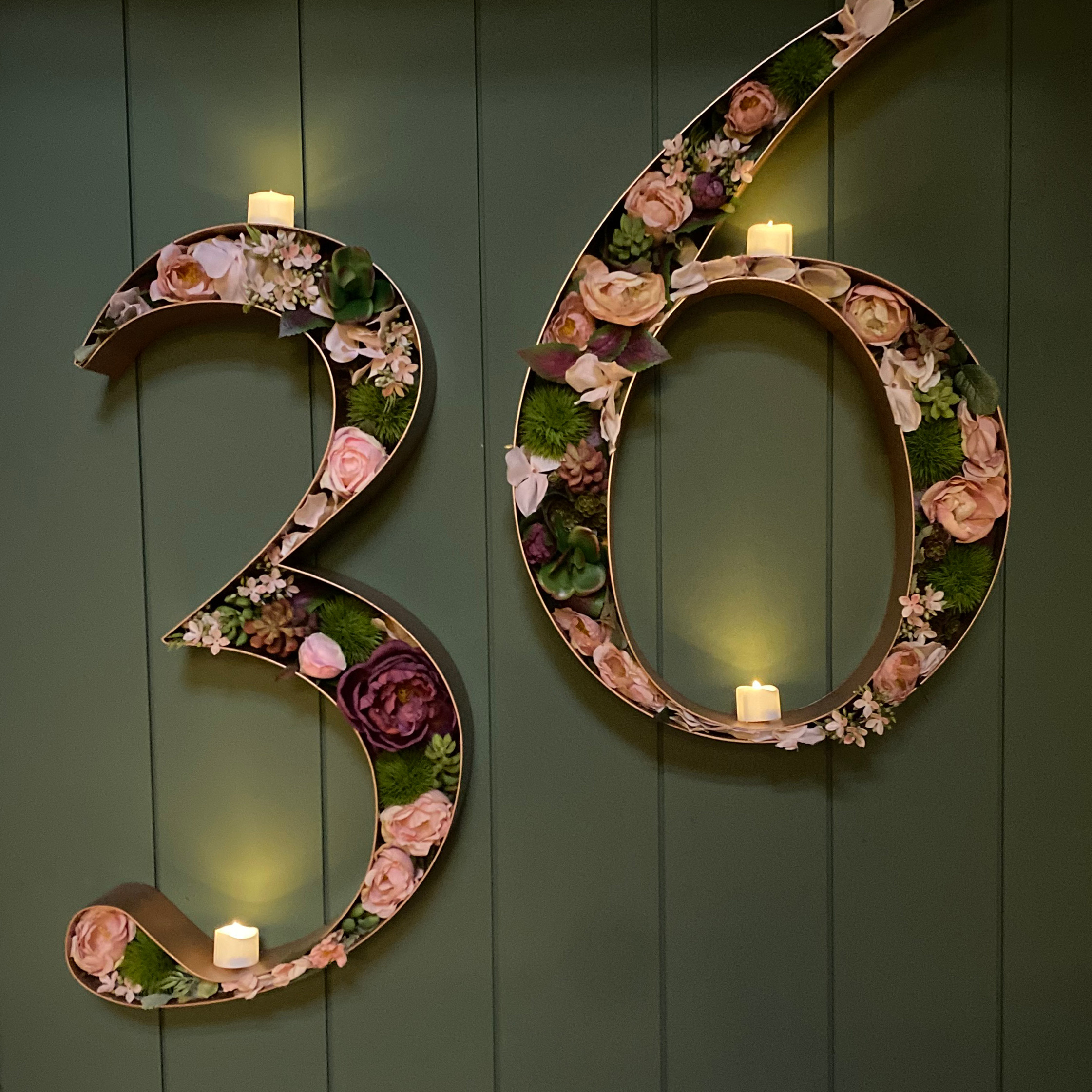 36 below floral wall display