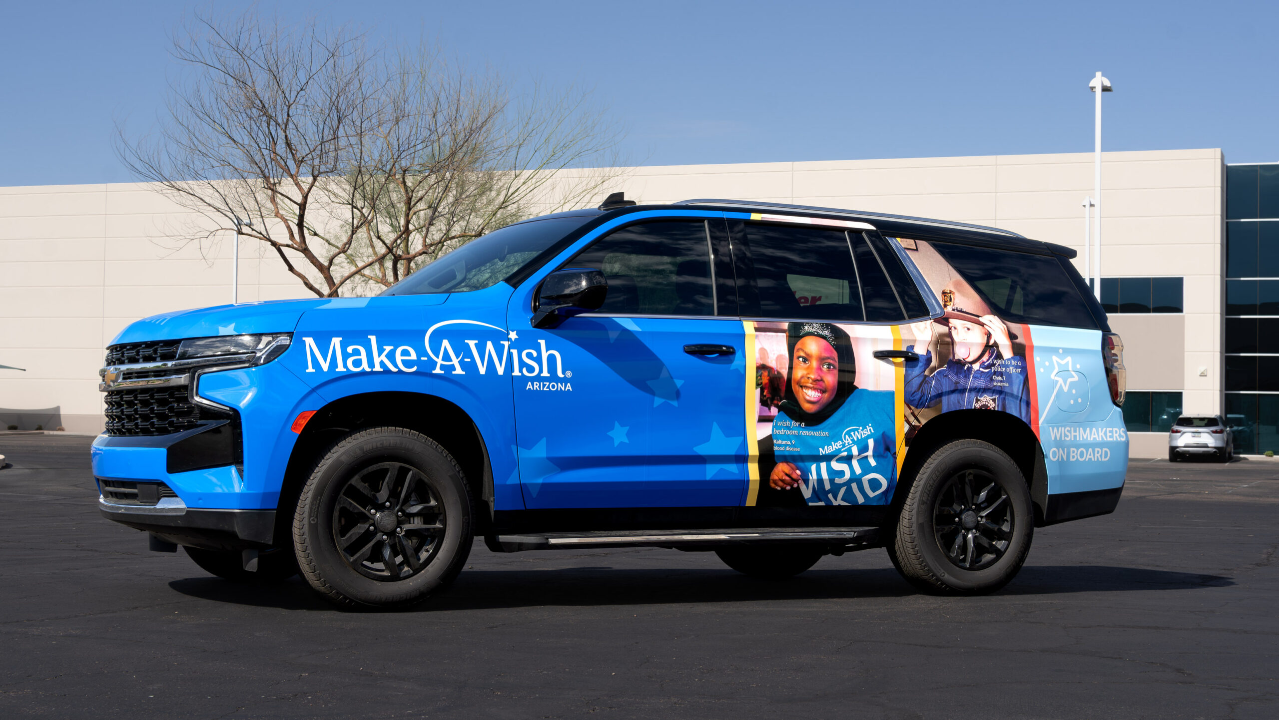 Make-A-Wish car wrap