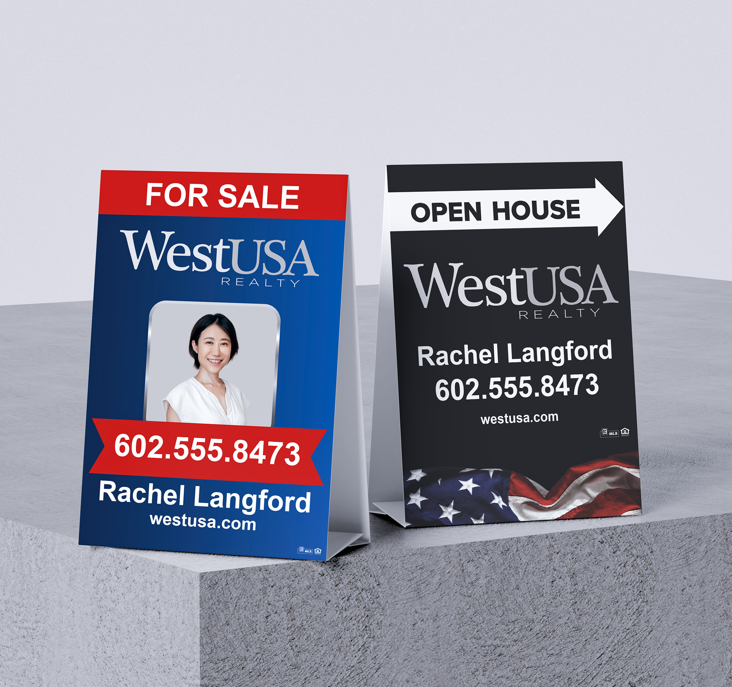 WestUSA Realty Triangle Signs